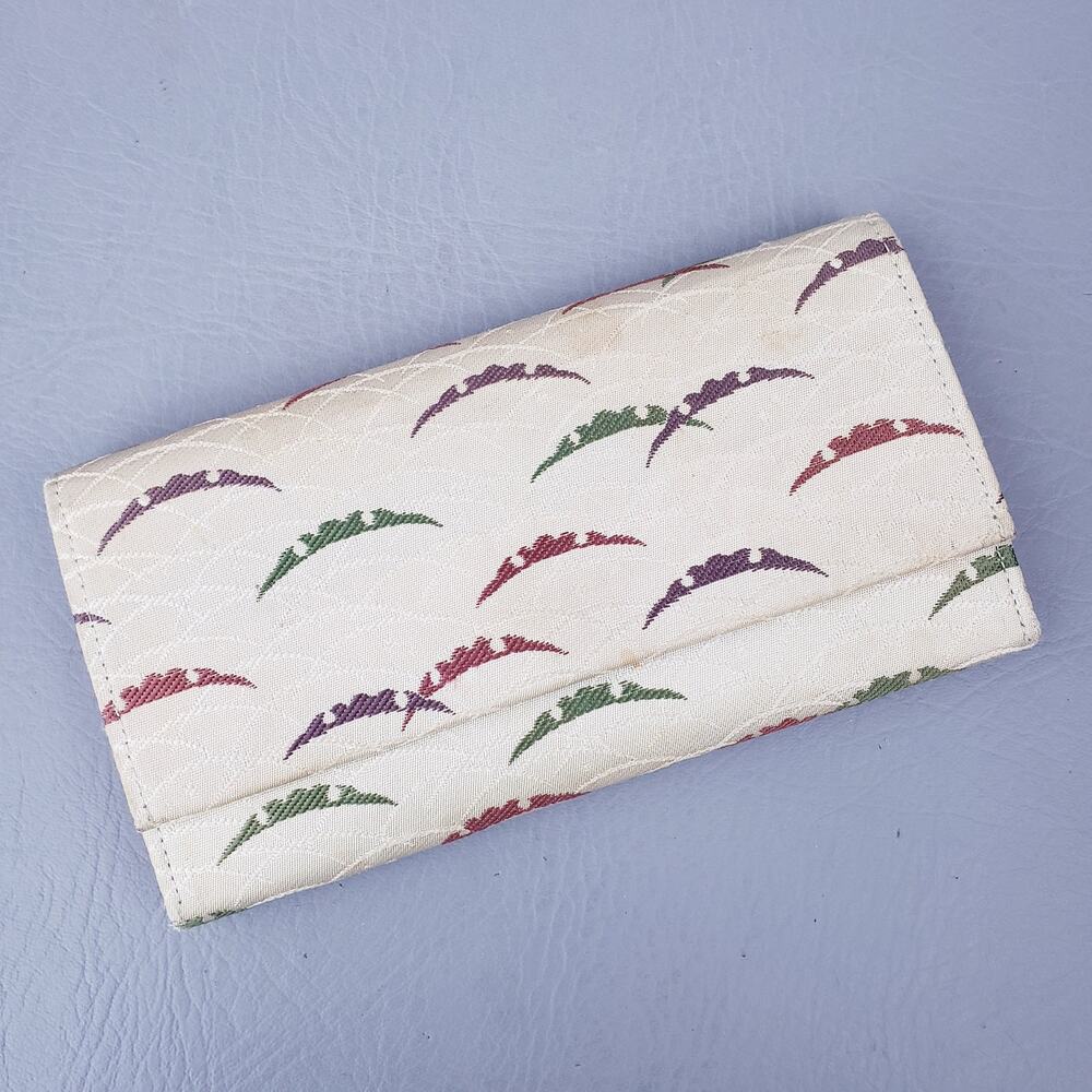 VTG 1971 Shiseido Hanatsubaki Club Japanese Tsuyushibamon Wallet